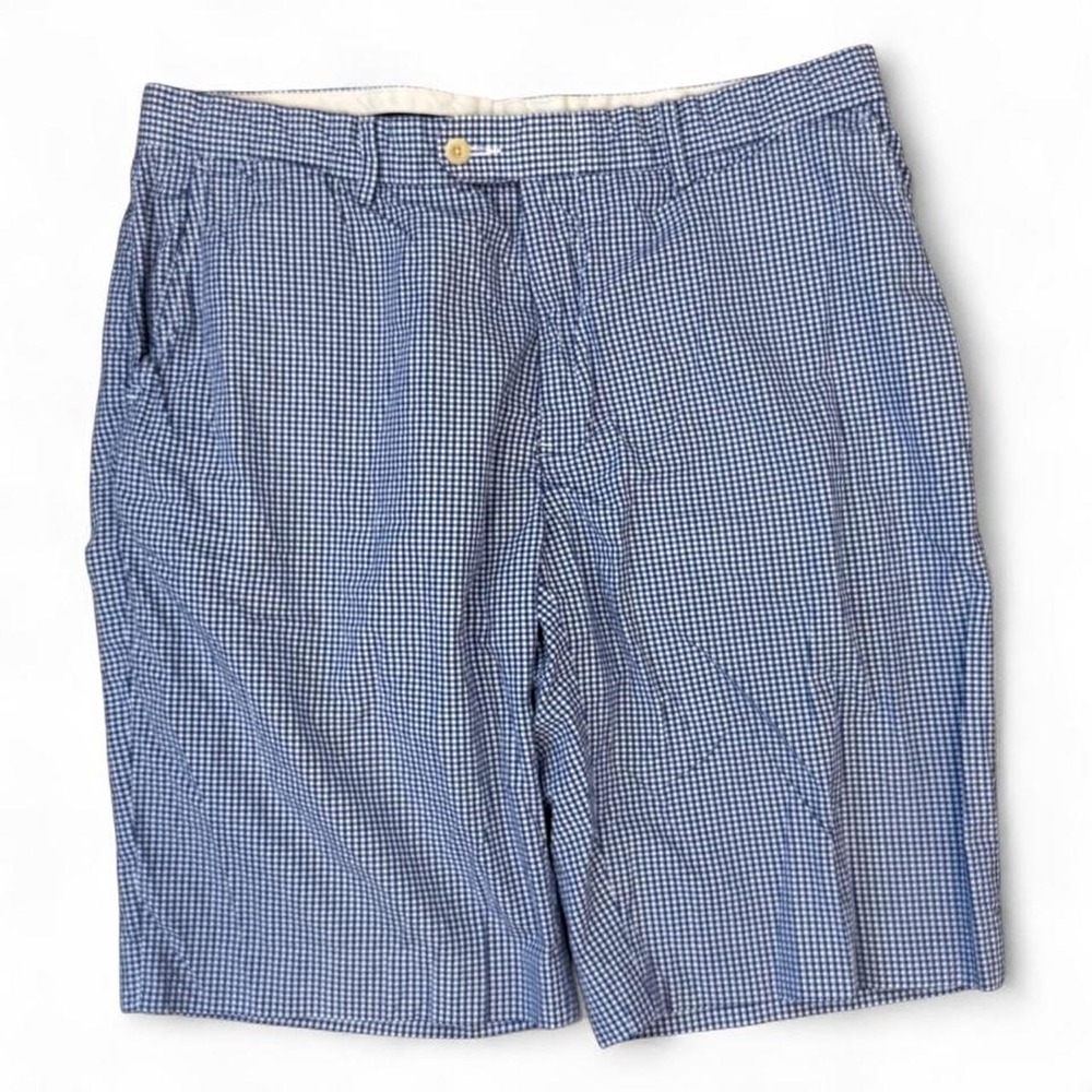 Vintage 2000s Polo Ralph Lauren Gingham Chino Shorts Men's Size 36x11.5 Preppy